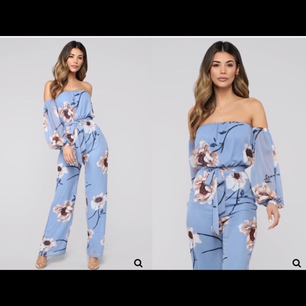 Floral Wide Leg Jumpsuit